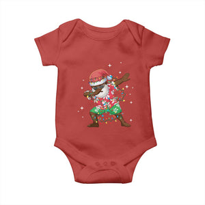 Christmas Hawaiian Baby Onesie Afro African Dabbing Santa Xmas Dab Girls Boys Kids TS10 Red Print Your Wear