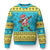 Hawaiian Ugly Christmas Sweater Afro African Dabbing Santa Xmas Dab Girls Boys Kids TS10 Hawaii Print Your Wear