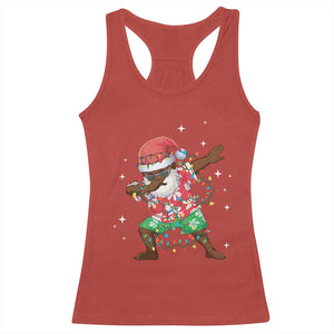 Christmas Hawaiian Racerback Tank Top Afro African Dabbing Santa Xmas Dab Girls Boys Kids TS10 Red Print Your Wear