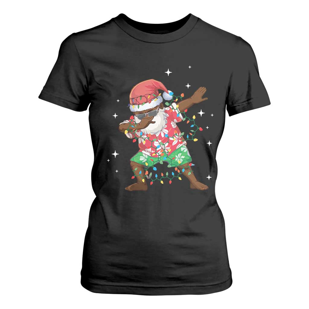 Christmas Hawaiian T Shirt For Women Afro African Dabbing Santa Xmas Dab Girls Boys Kids TS10 Black Print Your Wear
