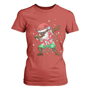 Christmas Hawaiian T Shirt For Women Afro African Dabbing Santa Xmas Dab Girls Boys Kids TS10 Red Print Your Wear