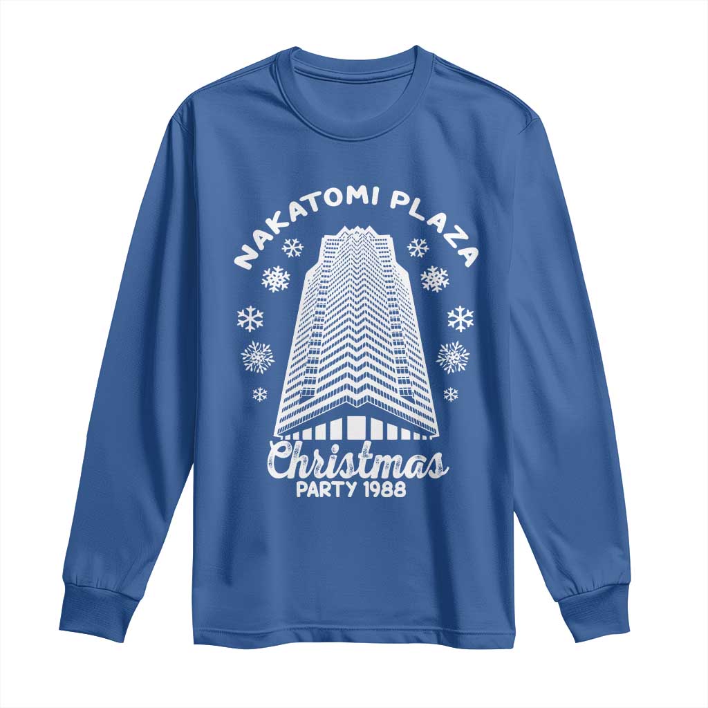 Nakatomi Plaza Christmas Party 1988 Classic Long Sleeve Shirt Xmas Gift TS10 Royal Blue Print Your Wear