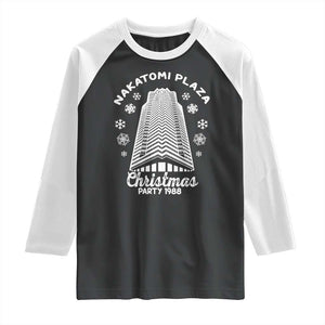 Nakatomi Plaza Christmas Party 1988 Classic Raglan Shirt Xmas Gift TS10 Black White Print Your Wear