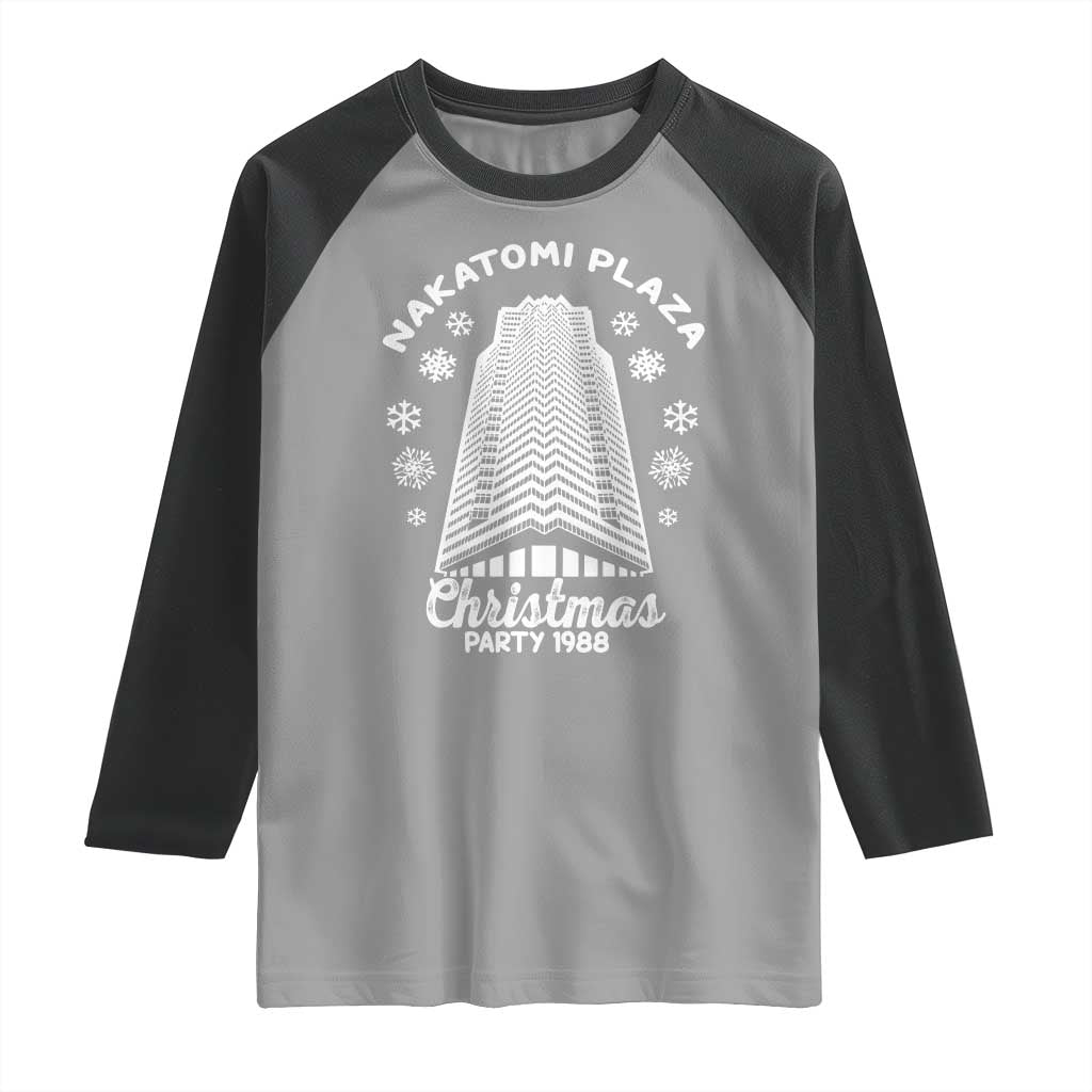 Nakatomi Plaza Christmas Party 1988 Classic Raglan Shirt Xmas Gift TS10 Sport Gray Black Print Your Wear