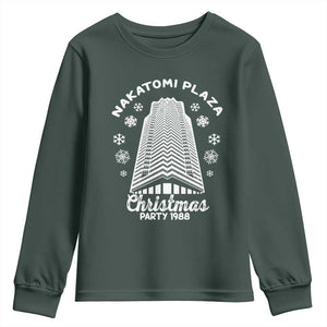 Nakatomi Plaza Christmas Party 1988 Classic Youth Sweatshirt Xmas Gift TS10 Dark Forest Green Print Your Wear