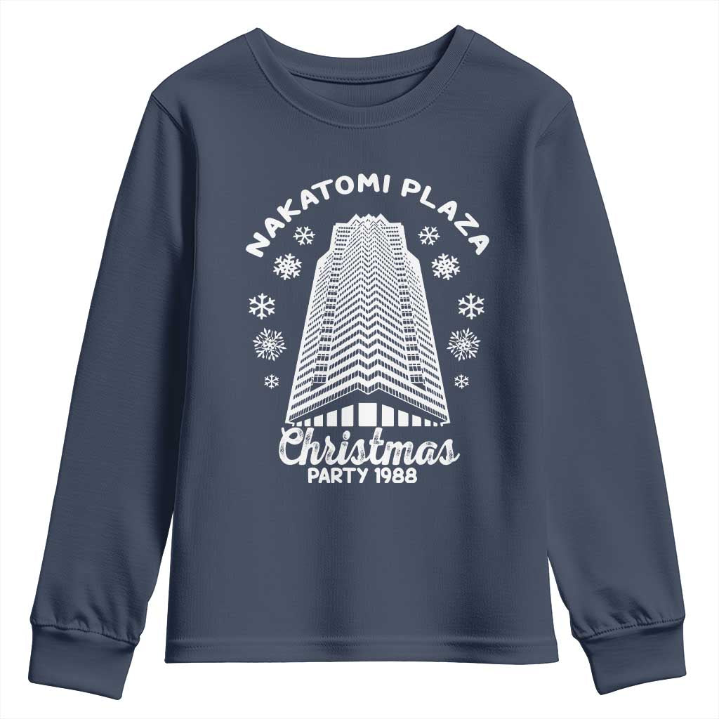 Nakatomi Plaza Christmas Party 1988 Classic Youth Sweatshirt Xmas Gift TS10 Navy Print Your Wear
