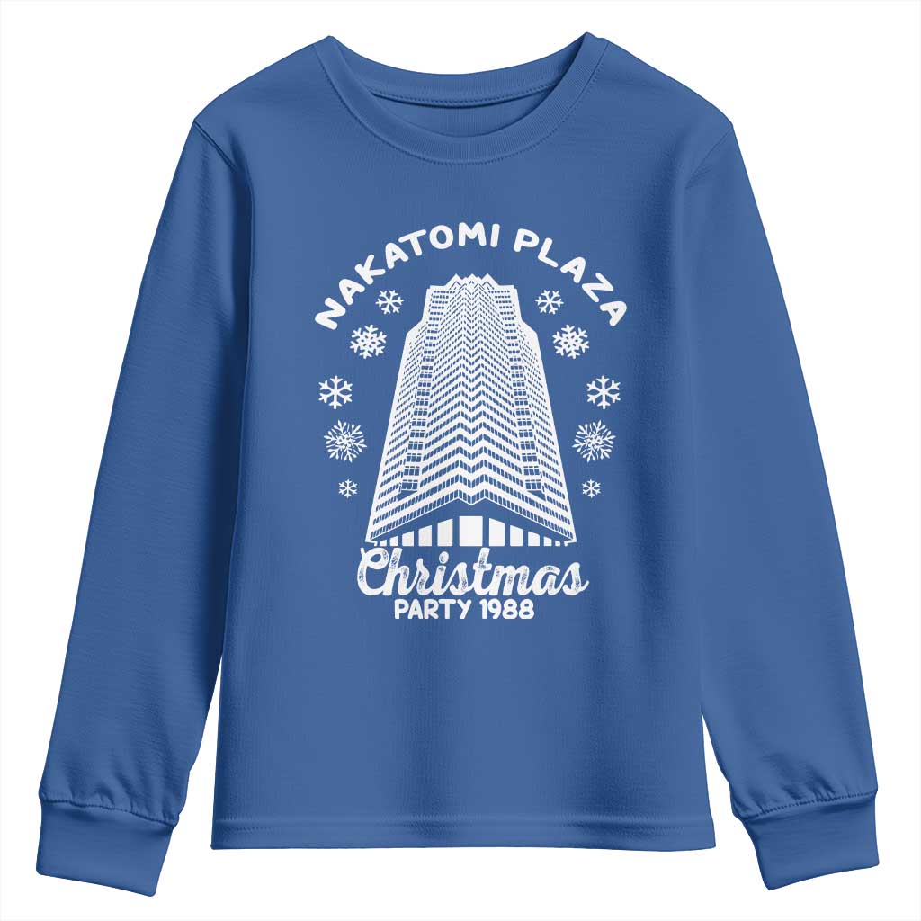 Nakatomi Plaza Christmas Party 1988 Classic Youth Sweatshirt Xmas Gift TS10 Royal Blue Print Your Wear