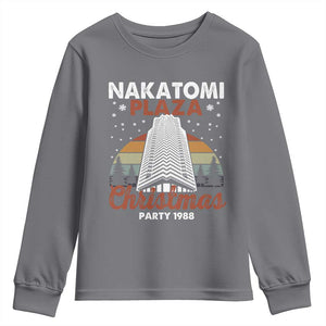 Nakatomi Plaza Christmas Party 1988 Youth Sweatshirt Xmas Gift TS10 Charcoal Print Your Wear