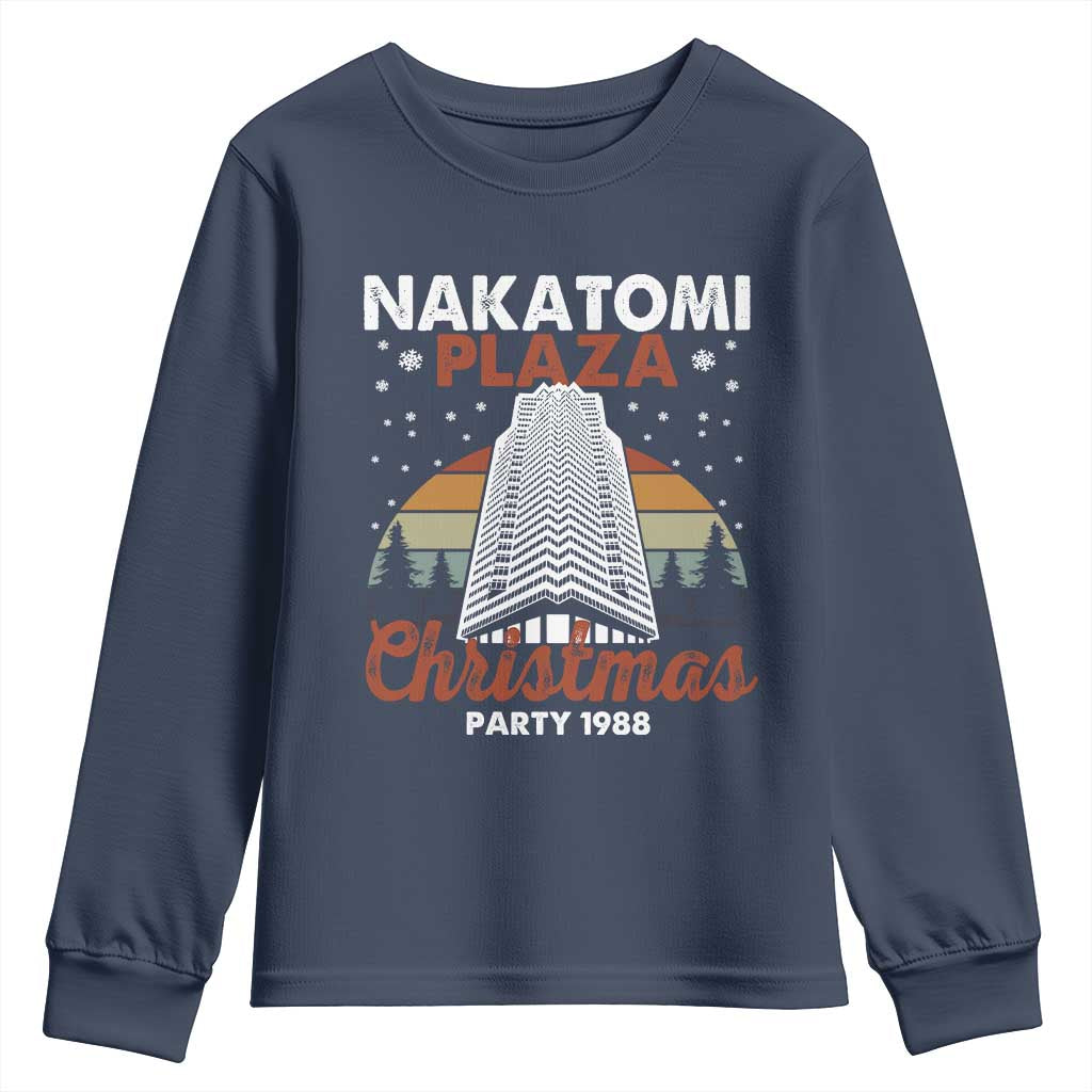 Nakatomi Plaza Christmas Party 1988 Youth Sweatshirt Xmas Gift TS10 Navy Print Your Wear