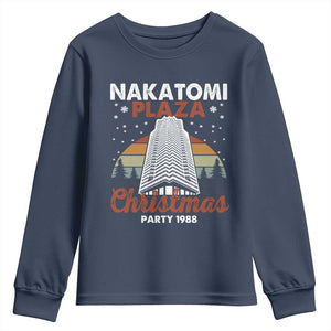 Nakatomi Plaza Christmas Party 1988 Youth Sweatshirt Xmas Gift TS10 Navy Print Your Wear