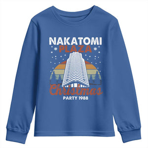 Nakatomi Plaza Christmas Party 1988 Youth Sweatshirt Xmas Gift TS10 Royal Blue Print Your Wear