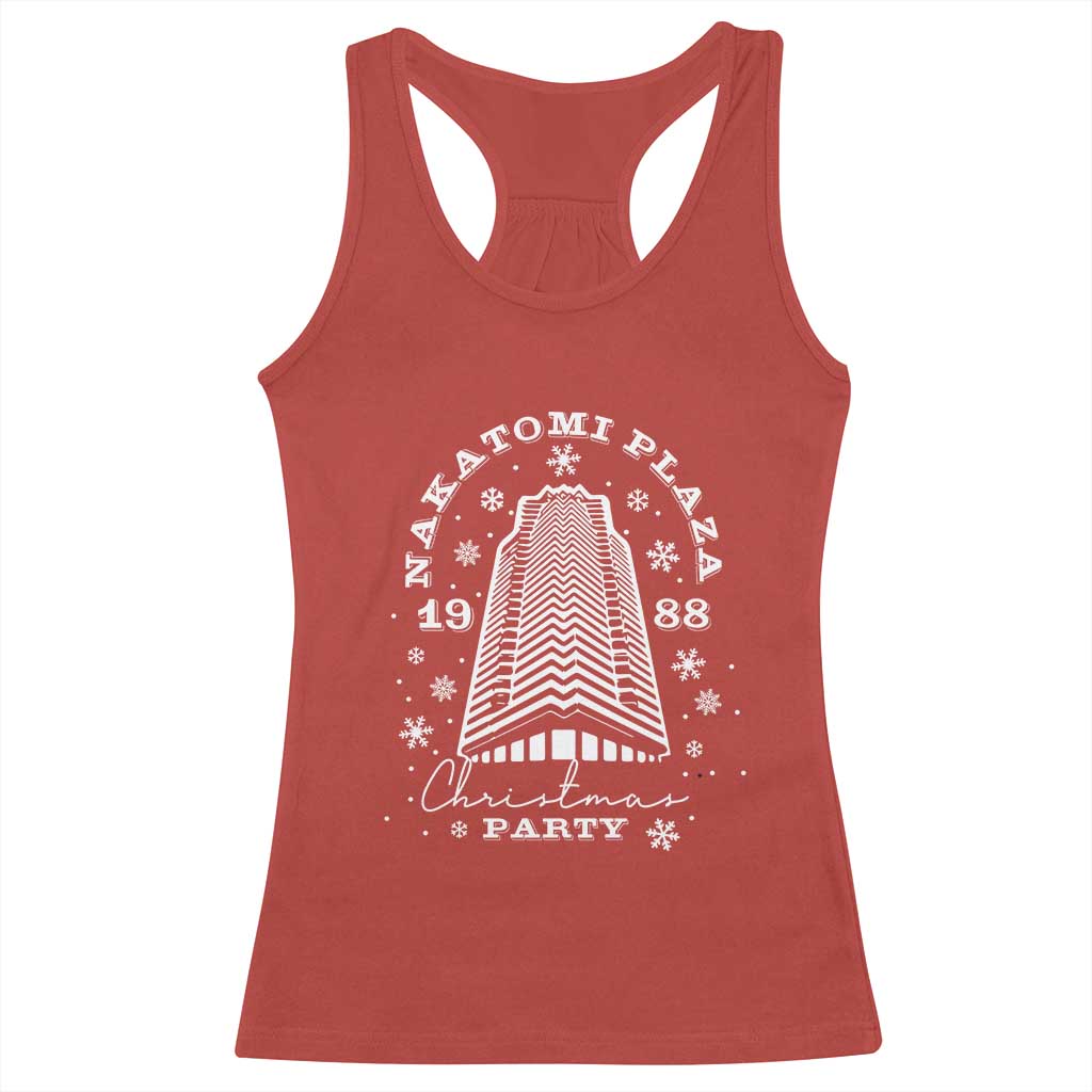 Nakatomi Plaza Christmas Party 1988 Racerback Tank Top Funny 80's Xmas Movie TS10 Red Print Your Wear