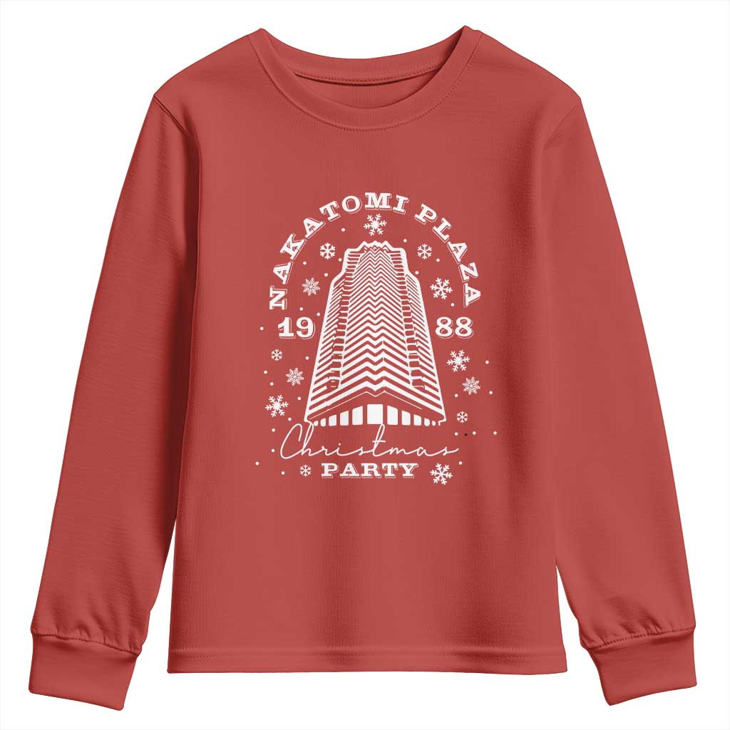 Nakatomi Plaza Christmas Party 1988 Youth Sweatshirt Funny 80's Xmas Movie TS10 Red Print Your Wear