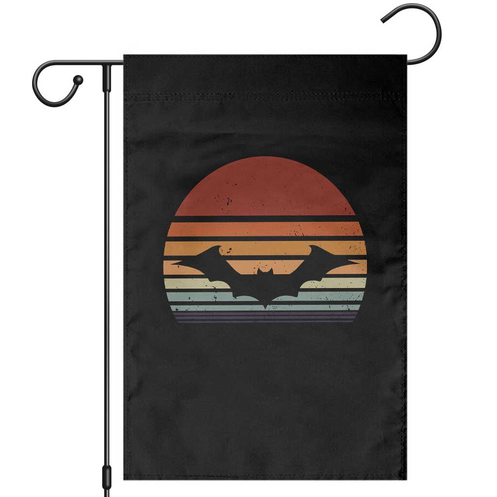 Vintage Retro Fall Halloween Bat Garden Flag TS10 Black Print Your Wear