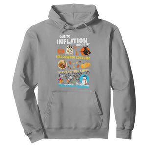 Happy Hallothanksmas Hoodie My Spooky Halloween Thanksgiving Ugly Christmas Costume TS10 Sport Gray Print Your Wear