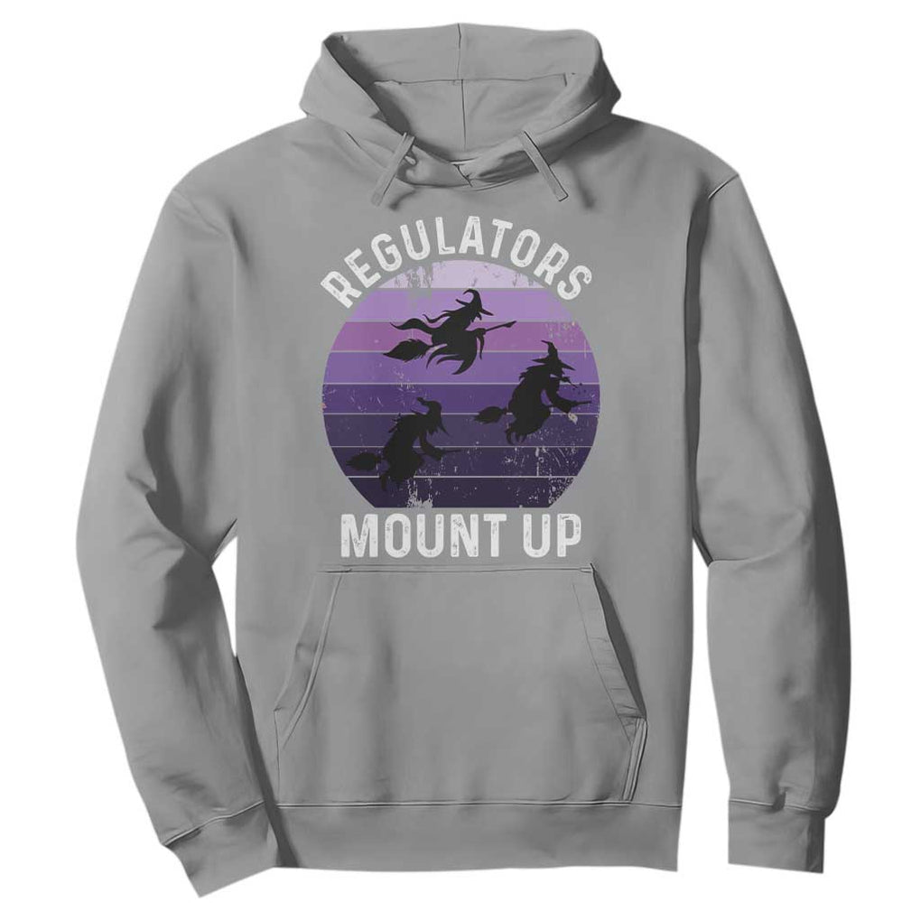 Funny Halloween Witch Hoodie Regulators Mount UpWitchy Vibes TS10 Sport Gray Print Your Wear
