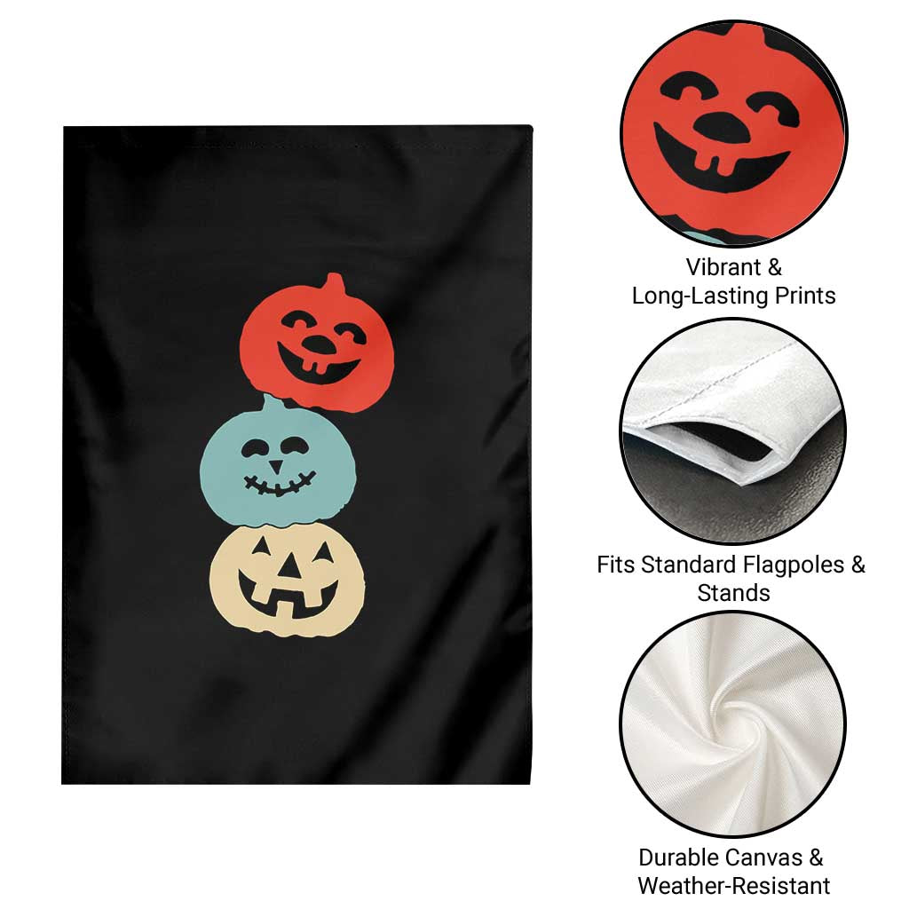 Vintage Halloween Pumpkin Funny Retro Gift Garden Flag Cute Spooky Season Clothing TS10 Print Your Wear