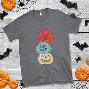 Vintage Halloween Pumpkin Funny Retro Gift T Shirt Cute Spooky Season Clothing TS10 Charcoal Print Your Wear