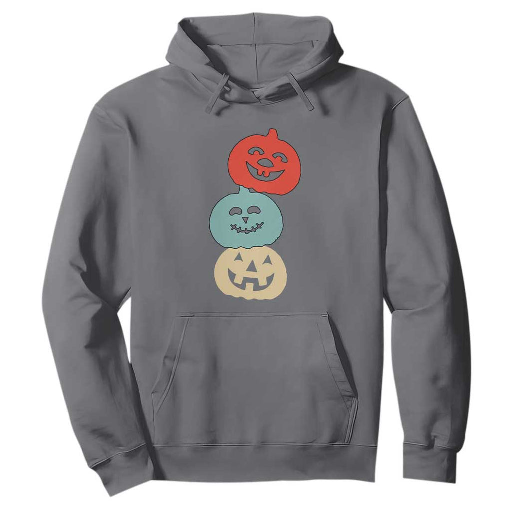 Vintage Halloween Pumpkin Funny Retro Gift Hoodie Cute Spooky Season Clothing TS10 Charcoal Print Your Wear