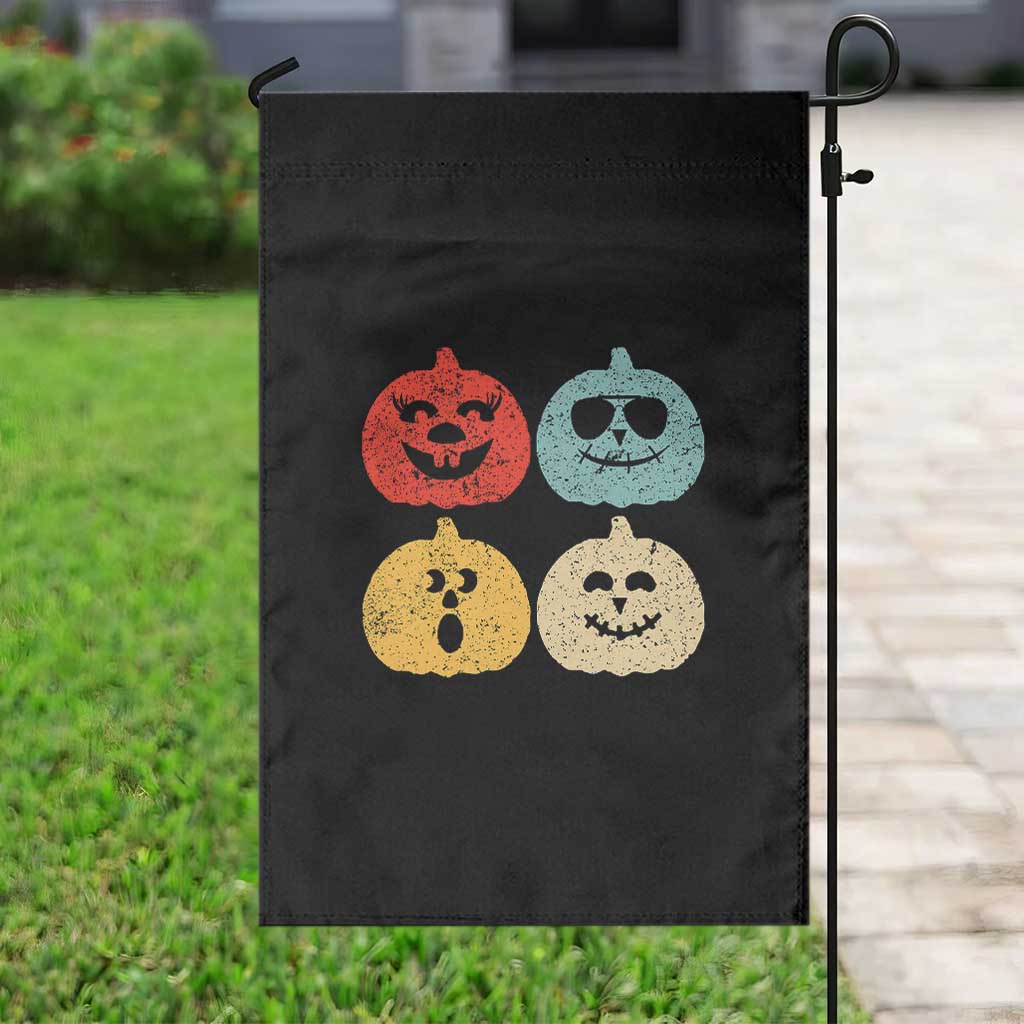 Retro Vintage Halloween Pumpkin Funny Gift Garden Flag TS10 Print Your Wear