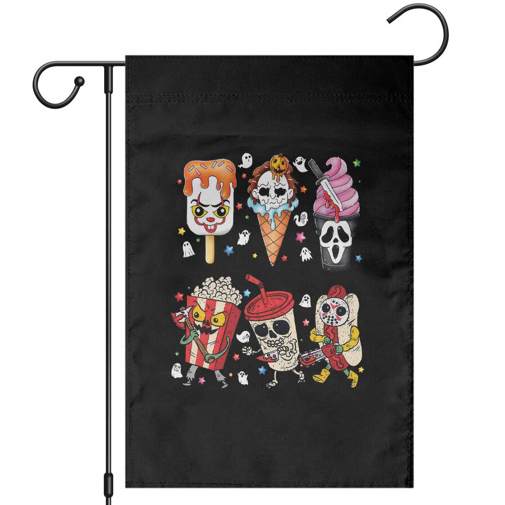 Horror Movie Summer Popsicle Halloween Ice Cream Summerween Garden Flag TS10 Black Print Your Wear