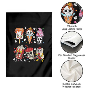 Horror Movie Summer Popsicle Halloween Ice Cream Summerween Garden Flag TS10 Print Your Wear
