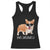 Incorgnito Funny Welsh Corgi Owner Dog Lover Racerback Tank Top TS10 Black Print Your Wear