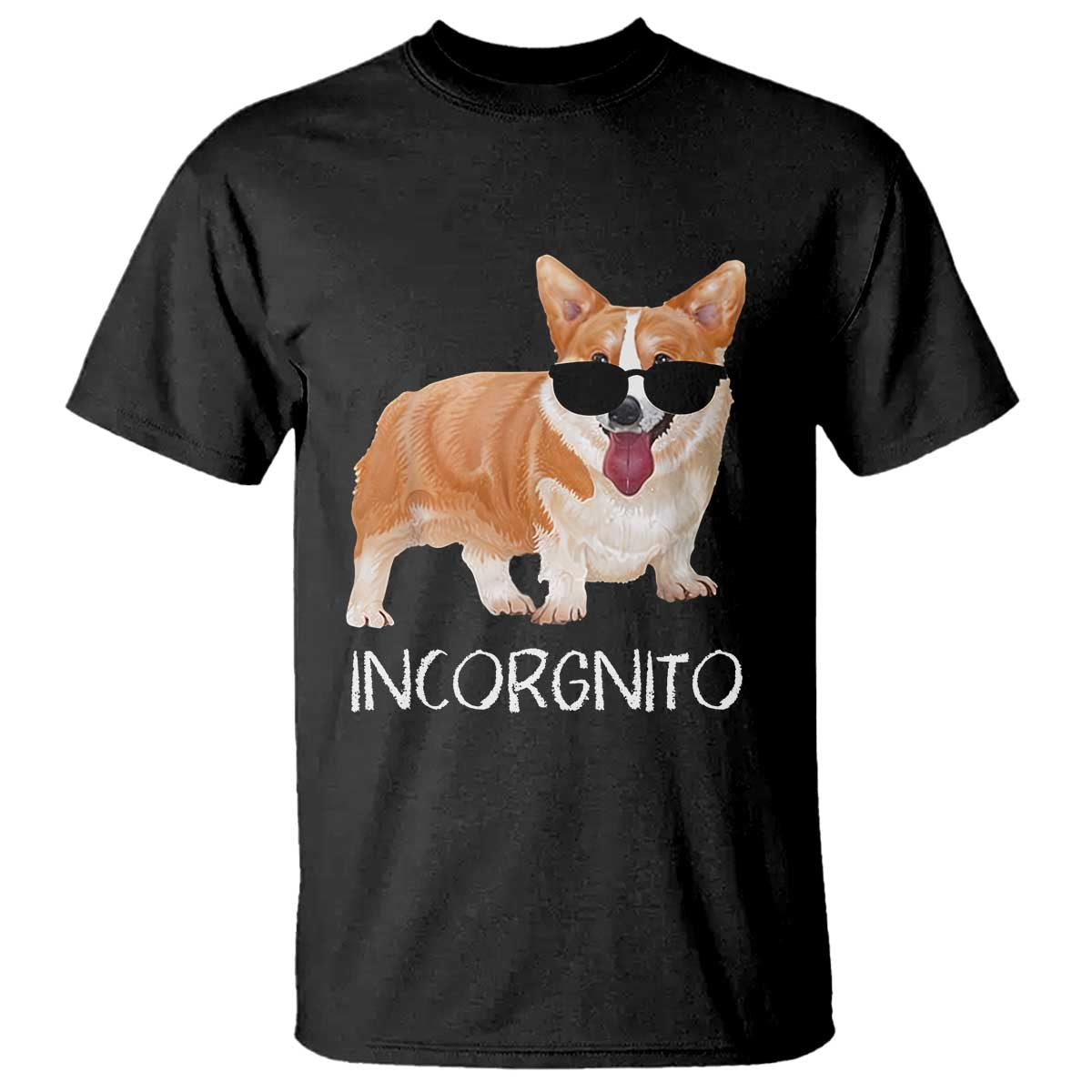 Incorgnito Funny Welsh Corgi Owner Dog Lover T Shirt TS10 Black Print Your Wear