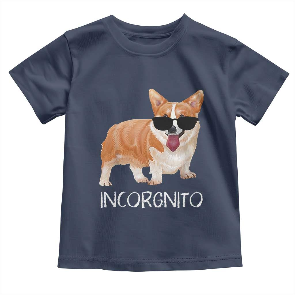 Incorgnito Funny Welsh Corgi Owner Dog Lover Toddler T Shirt TS10 Navy Print Your Wear