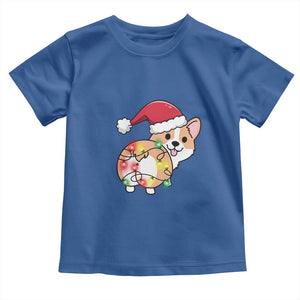 Christmas Corgi Dog Baby Shirt Cute Animal Pet Puppy Lover Gift Xmas Lights TS10 Royal Blue Print Your Wear
