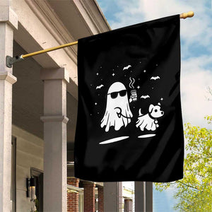 Halloween Ghost Dog Garden Flag Retro Spooky Season Boo Sheet TS10 Print Your Wear