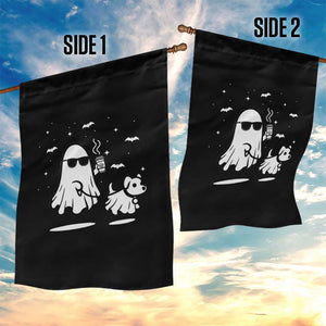 Halloween Ghost Dog Garden Flag Retro Spooky Season Boo Sheet TS10 Print Your Wear