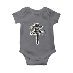 Funny Cat Christmas Baby Onesie Pussy-cat If That Thing Had Nine Lives She Just Spent Them All Meowy Catmas Gift TS10 Charcoal Print Your Wear