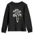 Funny Cat Christmas Youth Sweatshirt Pussy-cat If That Thing Had Nine Lives She Just Spent Them All Meowy Catmas Gift TS10 Black Print Your Wear