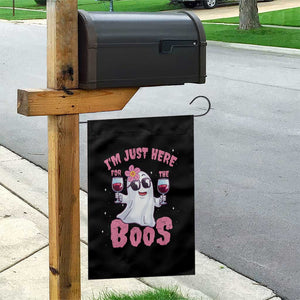 Halloween Women Ghost Cute Funny Garden Flag I'm Just Here For The Boos TS10 Print Your Wear