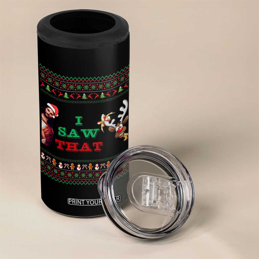 Jesus I Saw That Meme 4 in 1 Can Cooler Tumbler Funny Ugly Christmas Religious Christian TS10 Print Your Wear