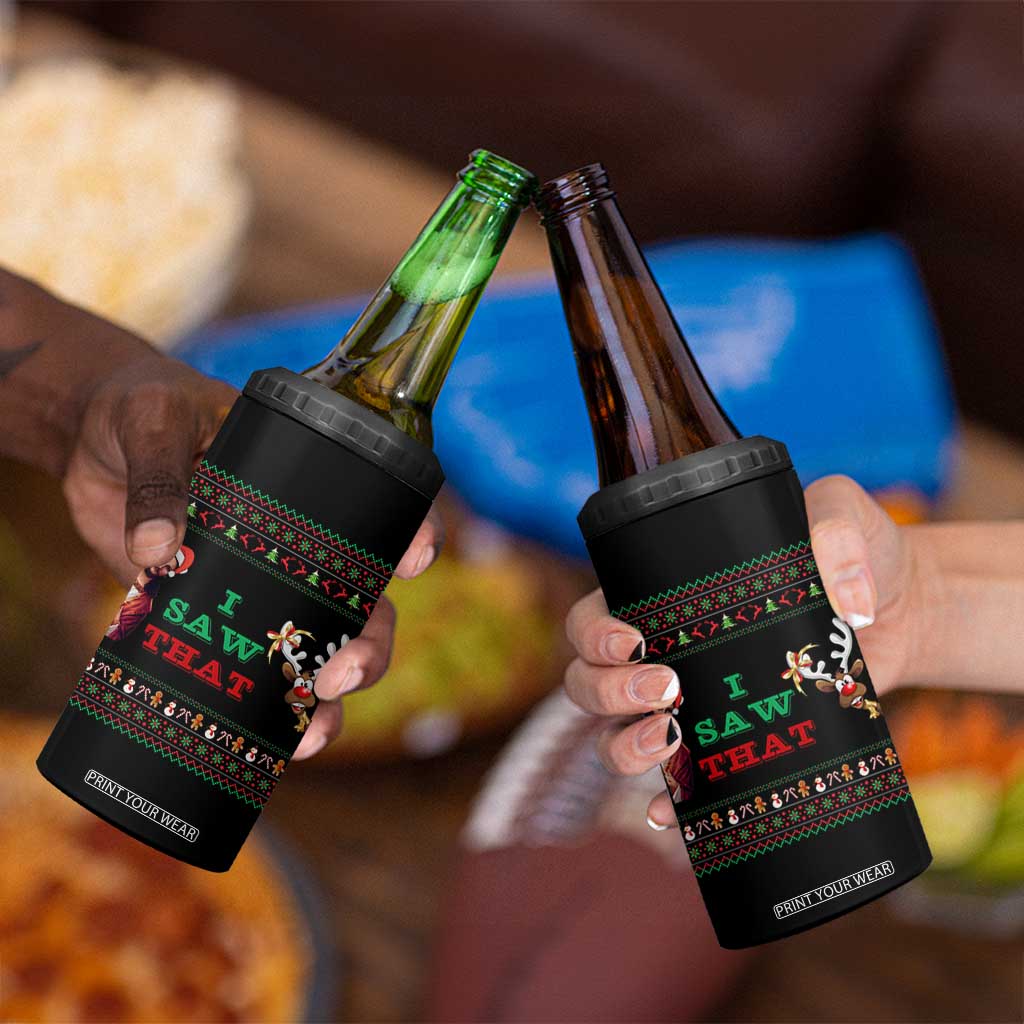 Jesus I Saw That Meme 4 in 1 Can Cooler Tumbler Funny Ugly Christmas Religious Christian TS10 Print Your Wear