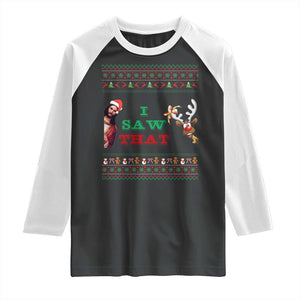 Jesus I Saw That Meme Raglan Shirt Funny Ugly Christmas Religious Christian TS10 Black White Print Your Wear