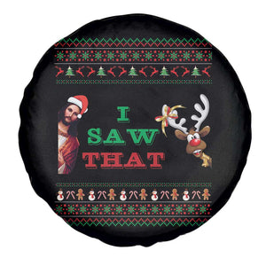 Jesus I Saw That Meme Spare Tire Cover Funny Ugly Christmas Religious Christian TS10 Print Your Wear
