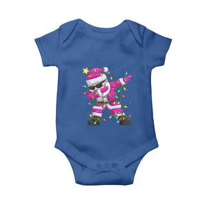 Dabbing Santa Baby Onesie Xmas Lights Pink Christmas Gifts TS10 Royal Blue Print Your Wear