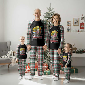 Mele Kalikimaka Hawaiian Plaid Pajama Set Xmas Family Beach Vacation Hawaii Santa TS10 Christmas Plaid Print Your Wear