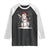 Christmas Baseball Player Raglan Shirt Snowman Balls Xmas Gifts Santa Sports Men Boys TS10 Black White Print Your Wear