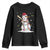 Christmas Baseball Player Youth Sweatshirt Snowman Balls Xmas Gifts Santa Sports Men Boys TS10 Black Print Your Wear