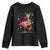 Christmas Flamingo Youth Sweatshirt Tropical Xmas Family Beach Vacation TS10 Black Print Your Wear