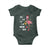Christmas Flamingo Baby Onesie Hawaii Christmas Xmas Lights Tree TS10 Print Your Wear