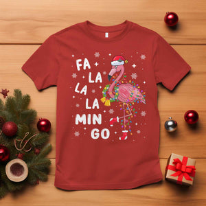 Christmas Flamingo T Shirt Hawaii Christmas Xmas Lights Tree TS10 Red Print Your Wear
