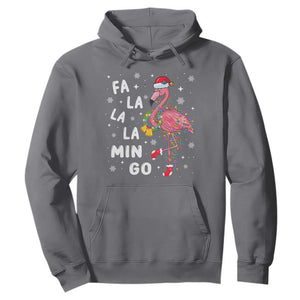 Christmas Flamingo Hoodie Hawaii Christmas Xmas Lights Tree TS10 Charcoal Print Your Wear