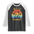 Mele Kalikimaka Hawaiian Christmas Raglan Shirt Retro Hawaii Island Palm Beach Surfboard Surf Xmas Family TS10 Black White Print Your Wear