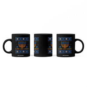 Ugly Hanukkah Coffee Mug Love and Light Jew Menorah Jewish Chanukah TS10 Print Your Wear