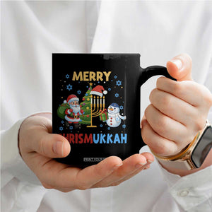Merry Chrismukkah Coffee Mug Happy Christmas Hanukkah Jewish Santa Snowman TS10 Print Your Wear